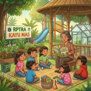 Kegiatan Mendongeng Legenda Nusantara (RPTRA Kayu Mas)
