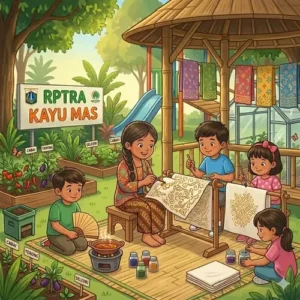 Melestarikan Warisan Budaya Sejak Dini di RPTRA Kayu Mas